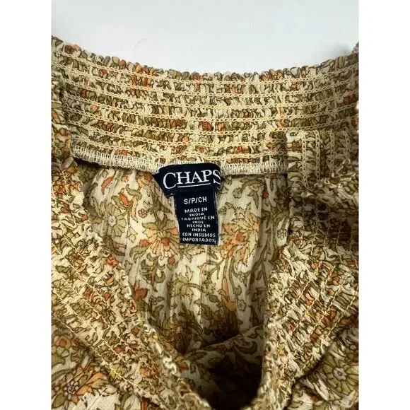 Chaps floral bohemian top. Size Small - Picture 2 of 4